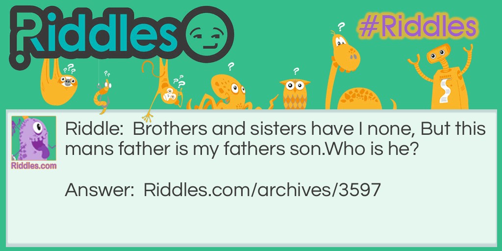 Who is he? Riddle Meme.