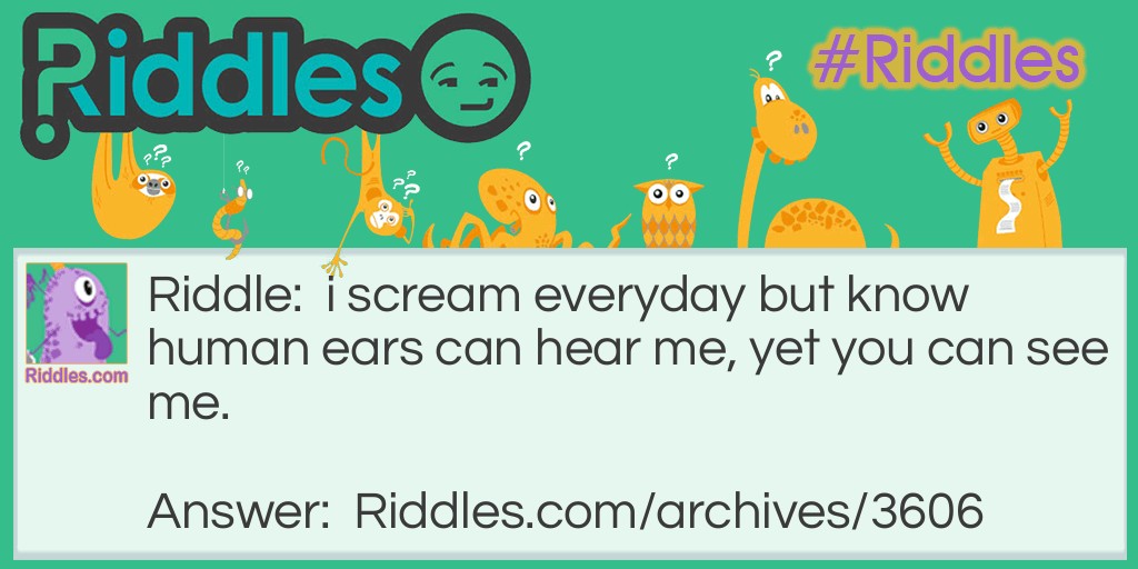 scream Riddle Meme.