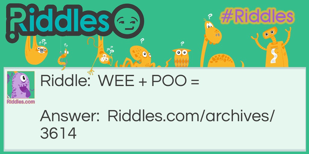 POO Riddle Meme.