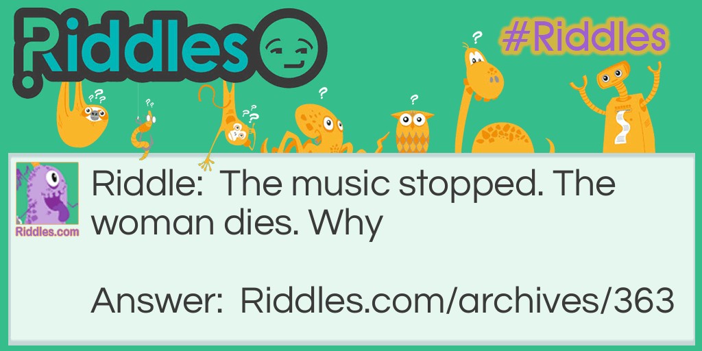 Music Stopped Riddle Meme.