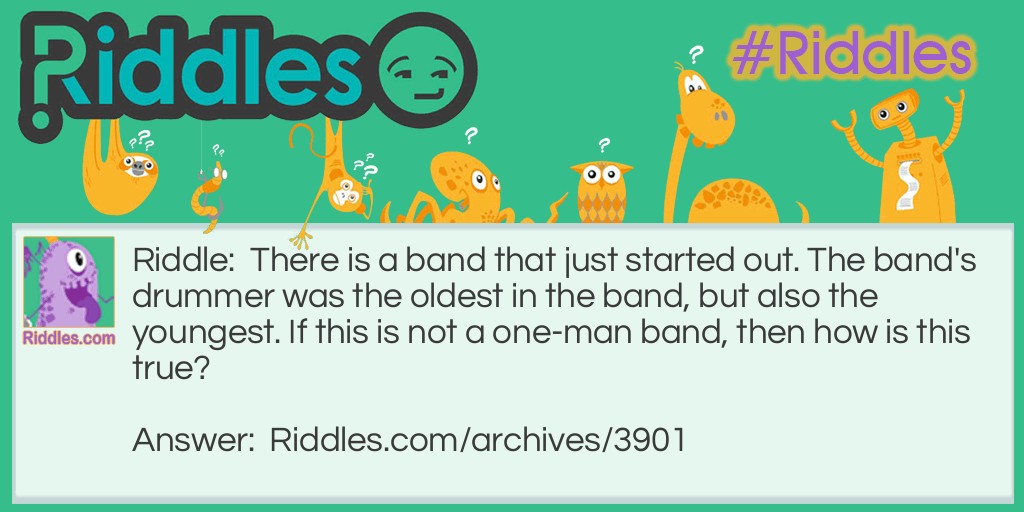 The Band's Drummer Riddle Meme.