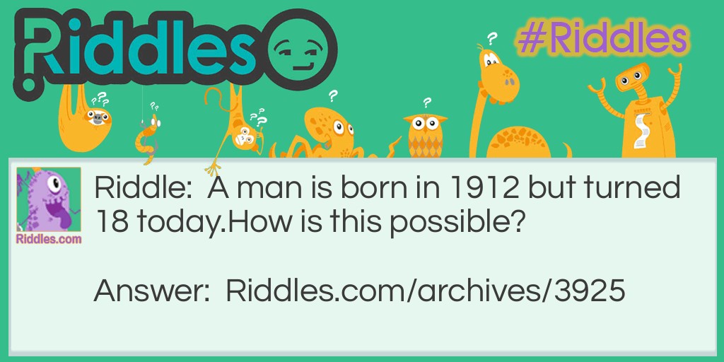 1912 Riddle Meme.