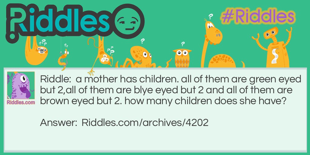 children Riddle Meme.