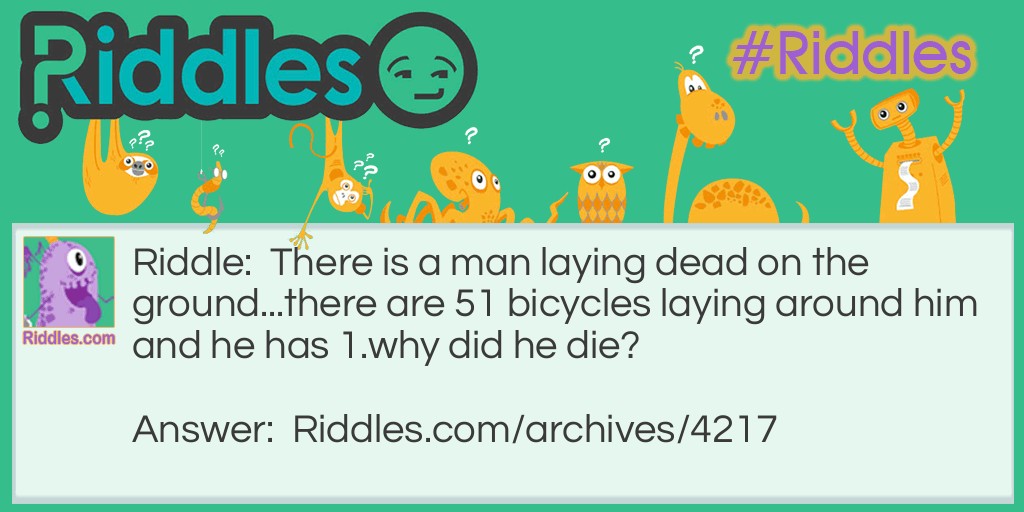 Bicycles! Riddle Meme.