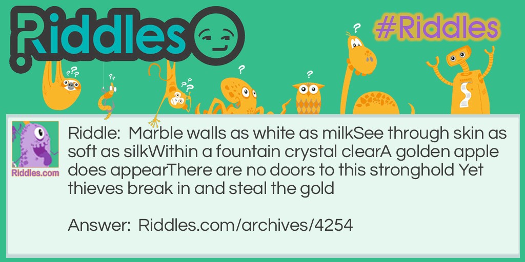 Marble Walls Riddle Meme.