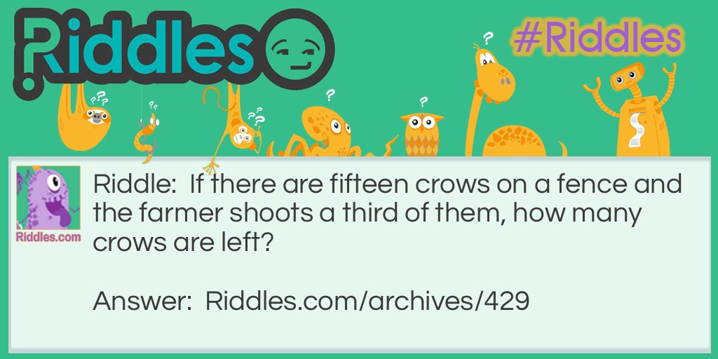 Counting Crows Riddle Meme.