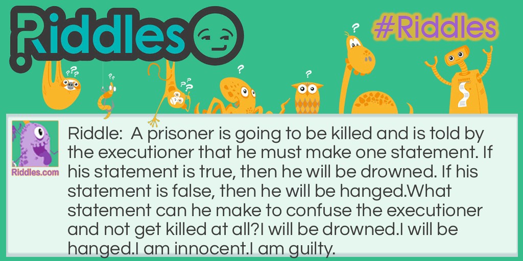 What will he do? Riddle Meme.