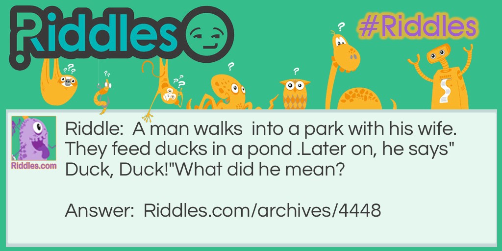 Duck Riddle Meme.