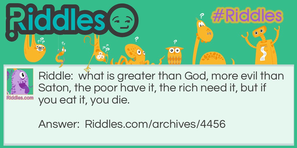 The Ridle Riddle Meme.