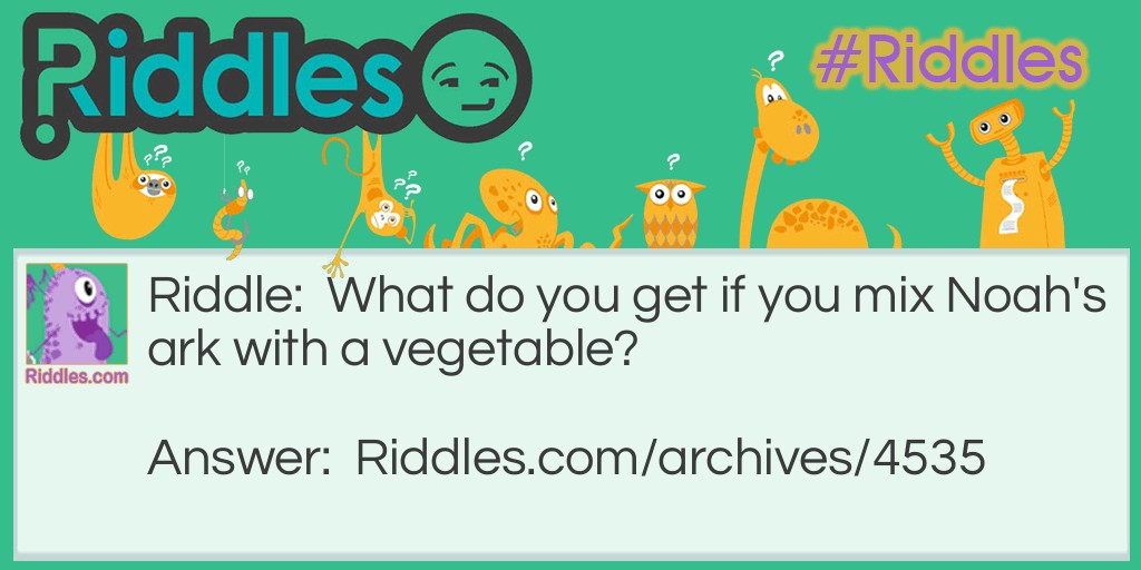 vegetable Riddle Meme.