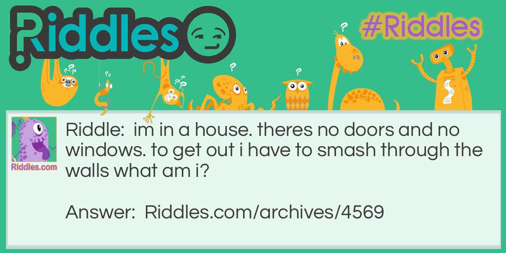 the house! Riddle Meme.