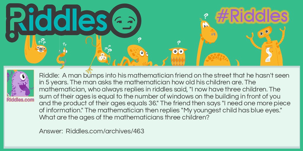 Math Children Riddle Meme.