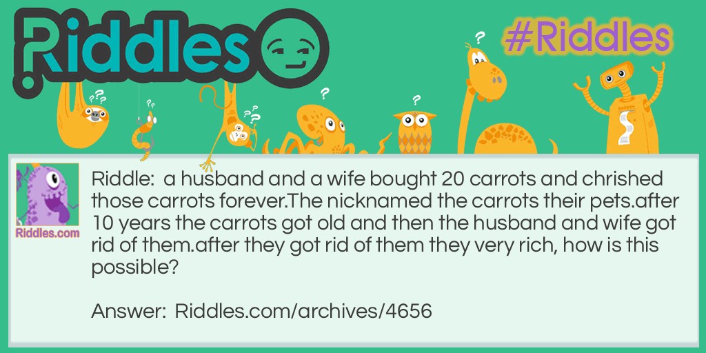 carrots Riddle Meme.