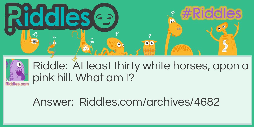 Horses Riddle Meme.