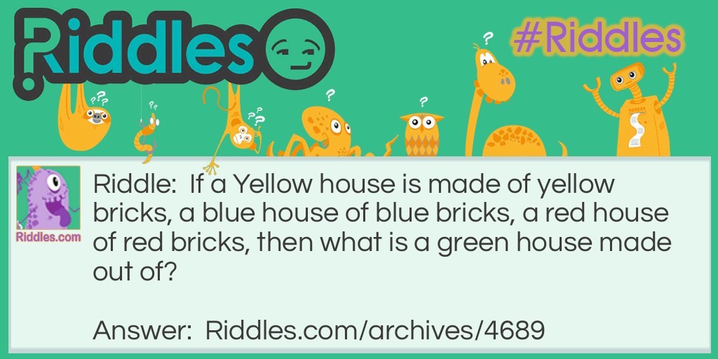 Houses! Riddle Meme.