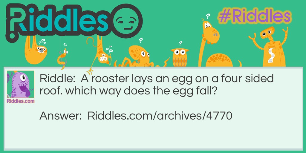 Egg Head! Riddle Meme.