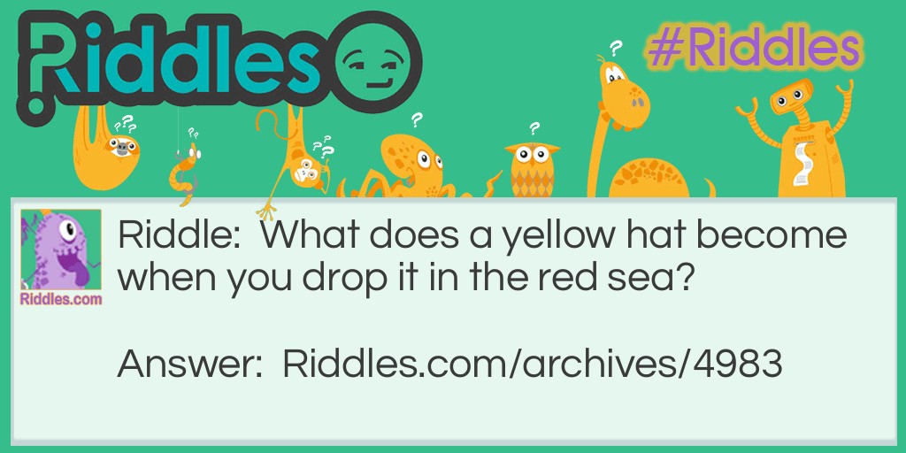 Yellow Hat Riddle Meme.