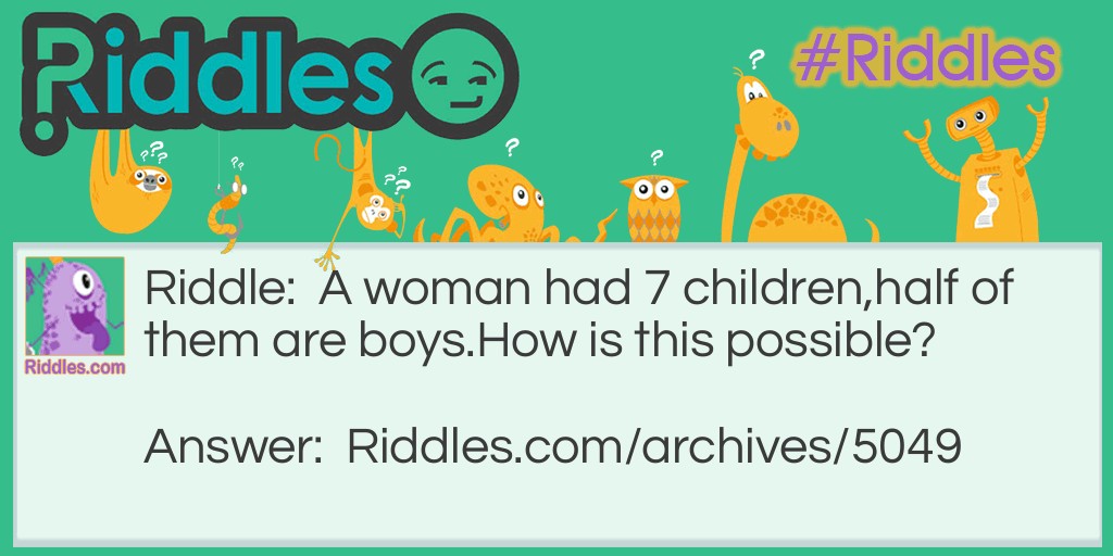 7 Childrens Riddle Meme.