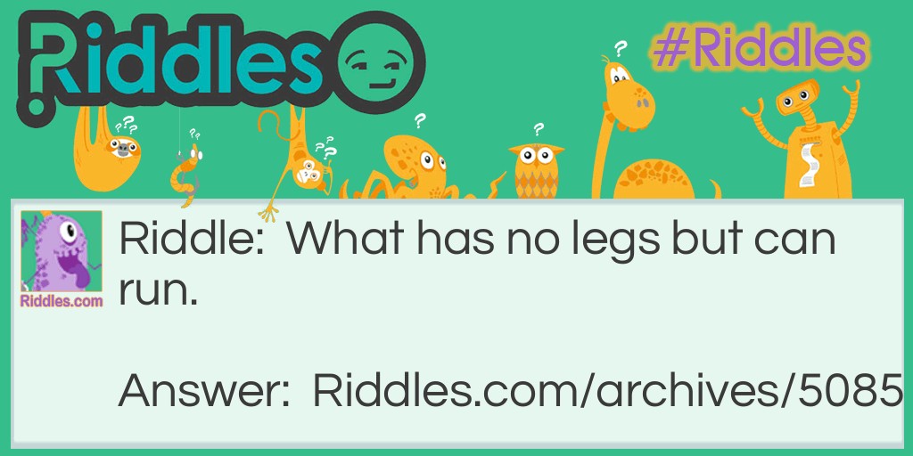 Invisible Legs Riddle Meme.