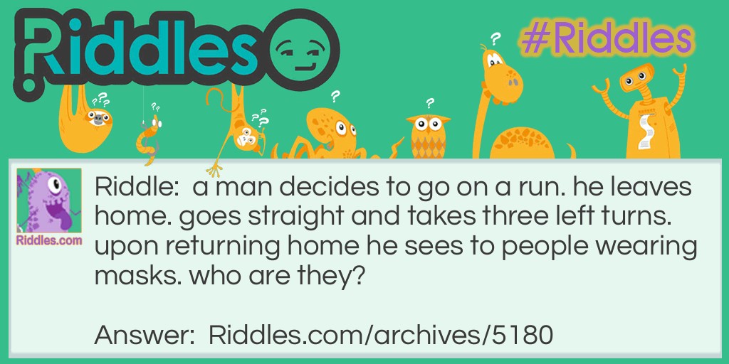 A Walk Riddle Meme.