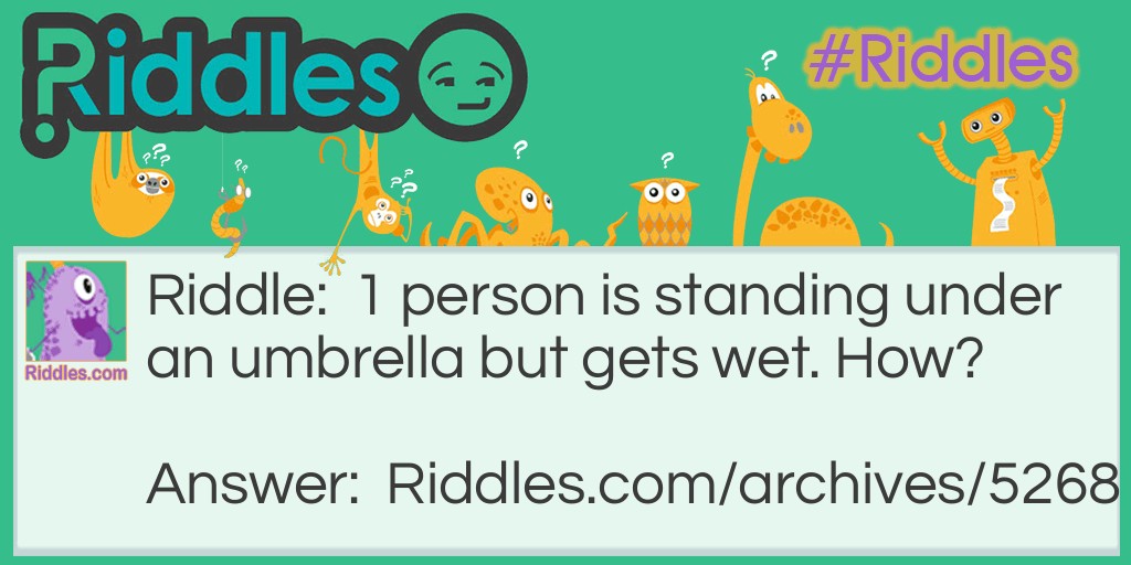 Umbrella Riddle Meme.