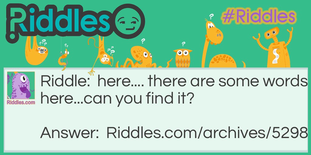 tricky riddle Riddle Meme.