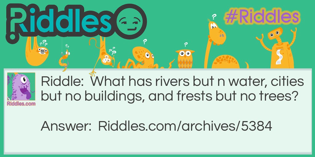 Waterless Rivers Riddle Meme.