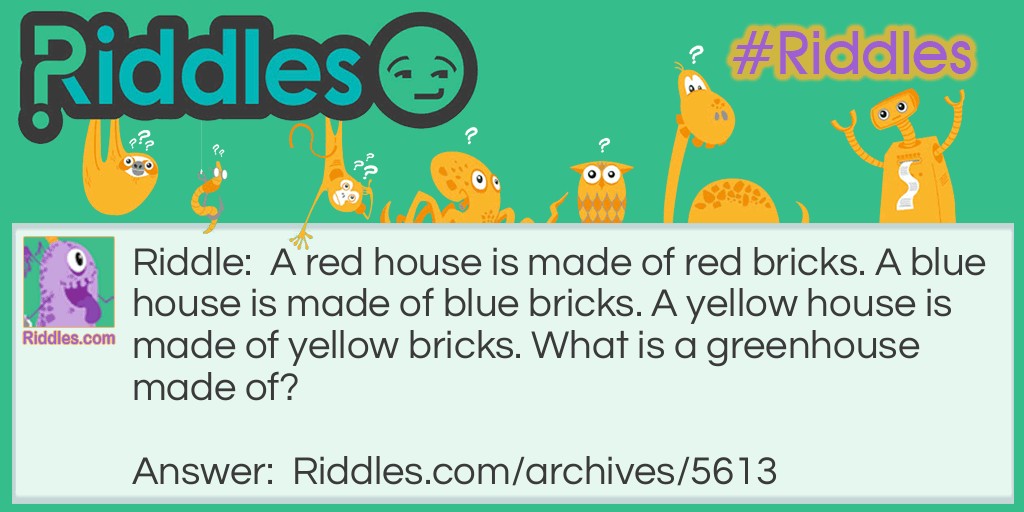 Houses Riddle Meme.