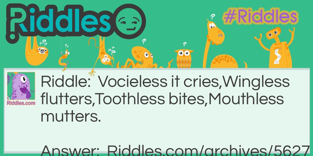 Voiceless Riddle Meme.