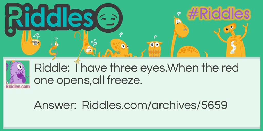 EYES! Riddle Meme.