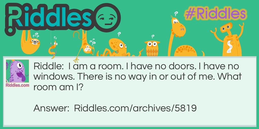 ROOM Riddle Meme.