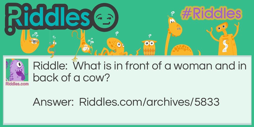 The Cow Riddle Meme.