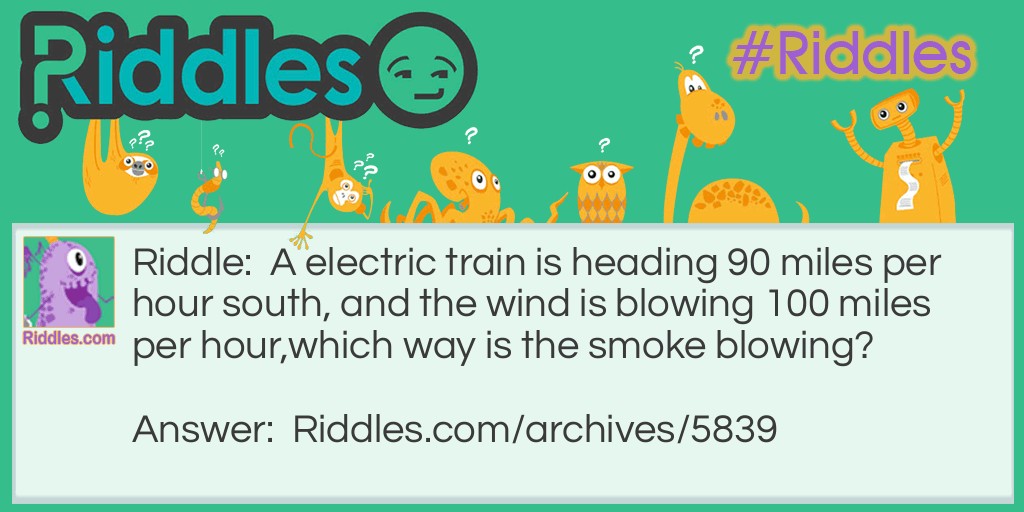 Trains Riddle Meme.