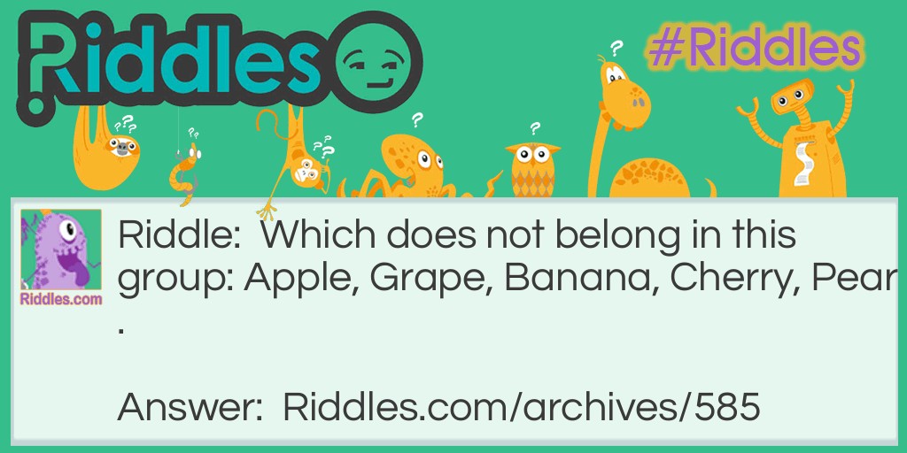 I Don't Belong Riddle Meme.