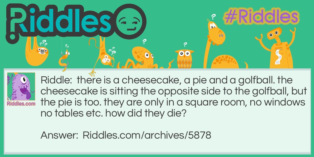 People killing each other Riddle Meme.