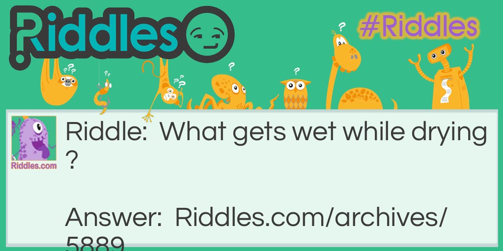 Wet Riddle Meme.