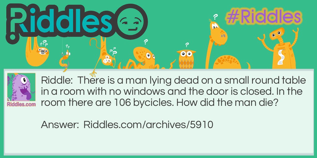 Man Killed in Empty Room Riddle Meme.