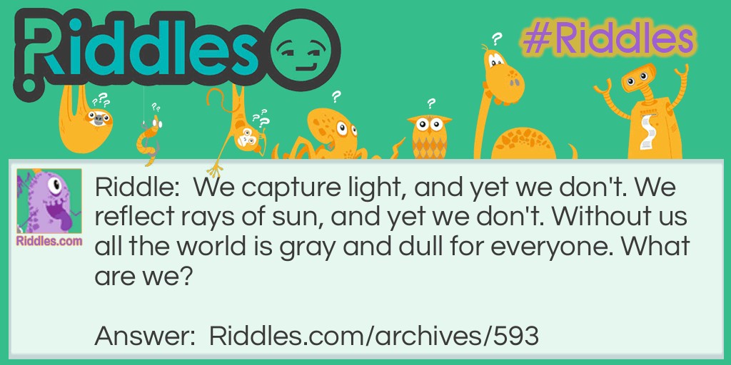 Reflect Sun Rays Riddle Meme.