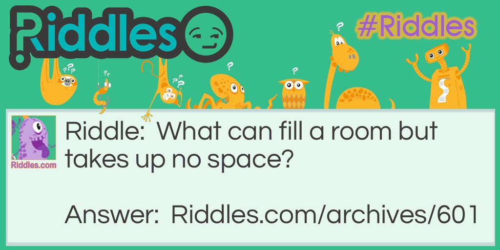 No Space Necessary Riddle Meme.