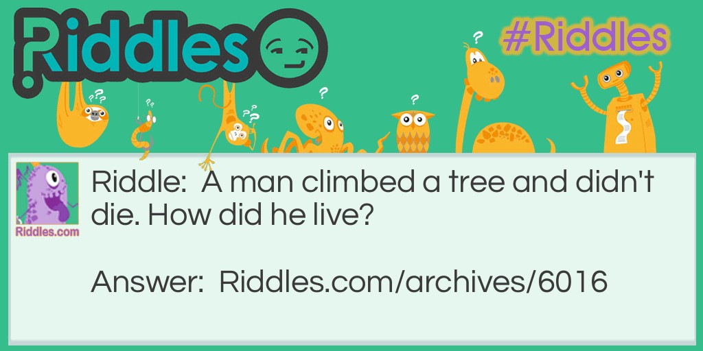 The Tree Riddle Meme.