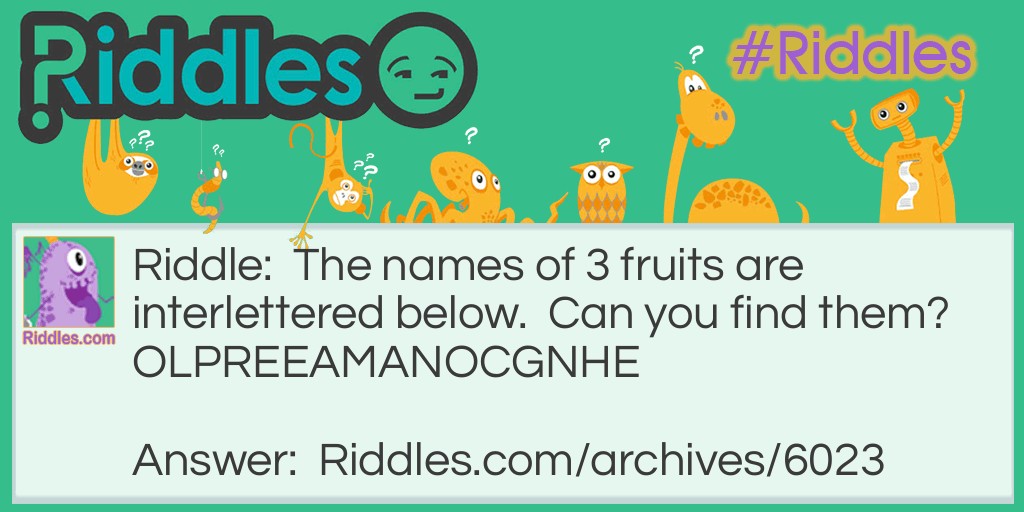 Um Um Fruit Riddle Meme.