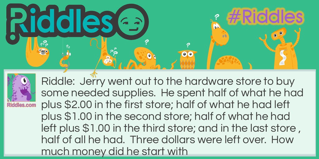 Jerry story Riddle Meme.