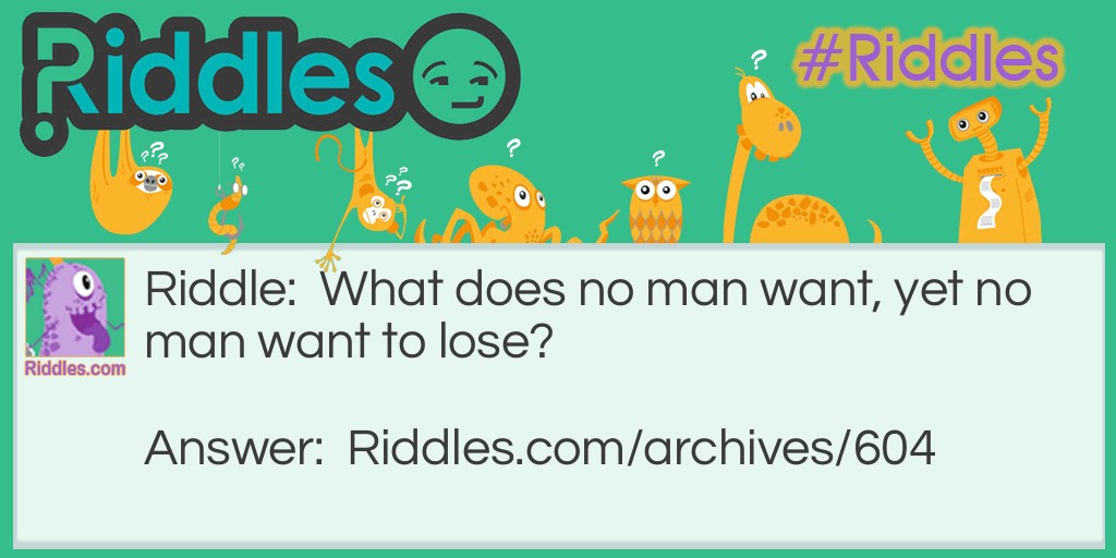 Don't Lose Riddle Meme.