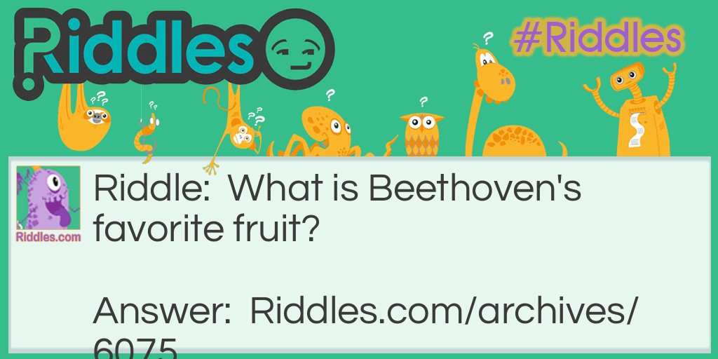 Fruity music Riddle Meme.