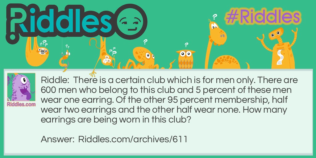 The Mens Club Riddle Meme.