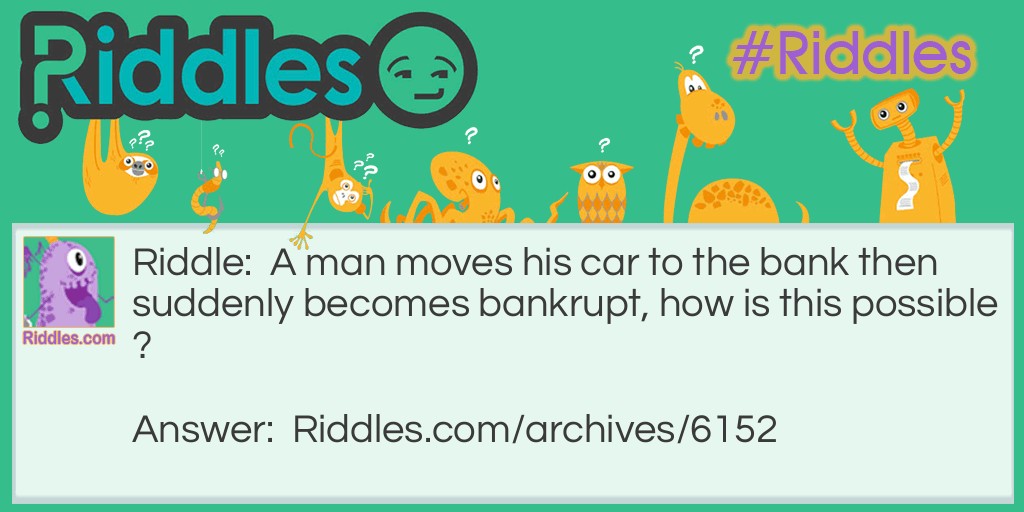 bankrupt Riddle Meme.