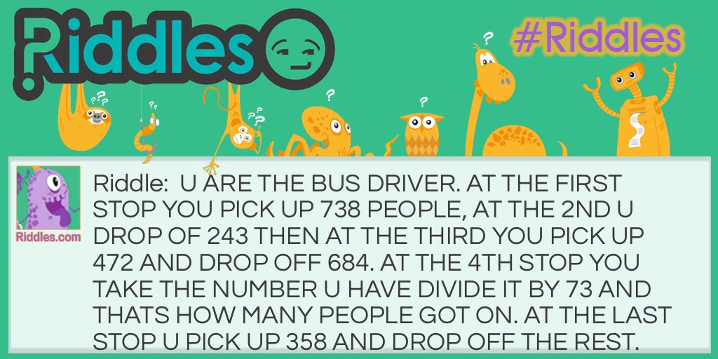 BUS Riddle Meme.