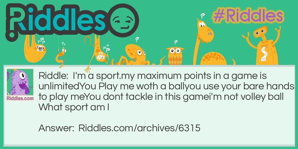 sports Riddle Meme.