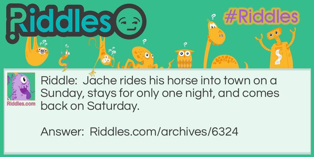 Days of the Week   Riddle Meme.