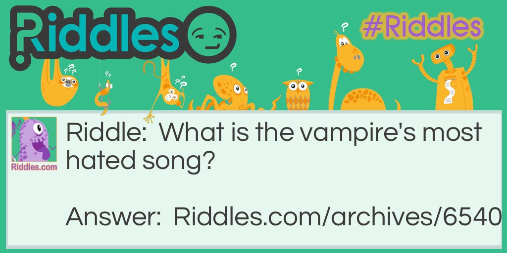 Vampire's guess Riddle Meme.
